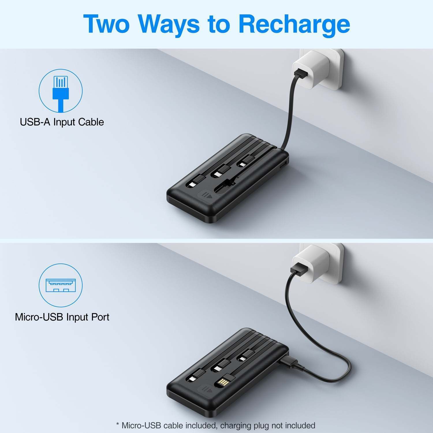 20000mAh High-Capacity Portable Power Bank