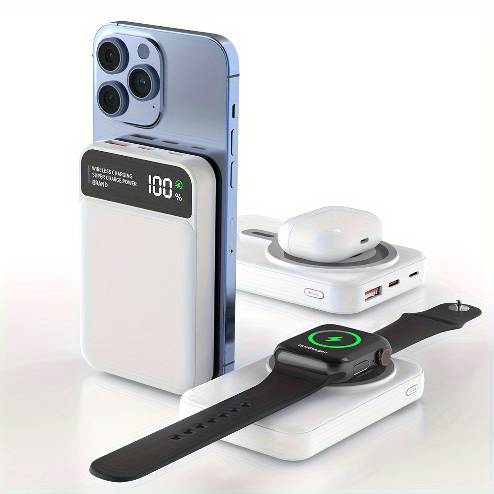 Magnetic Wireless Charging Portable Power Bank 10000mAh